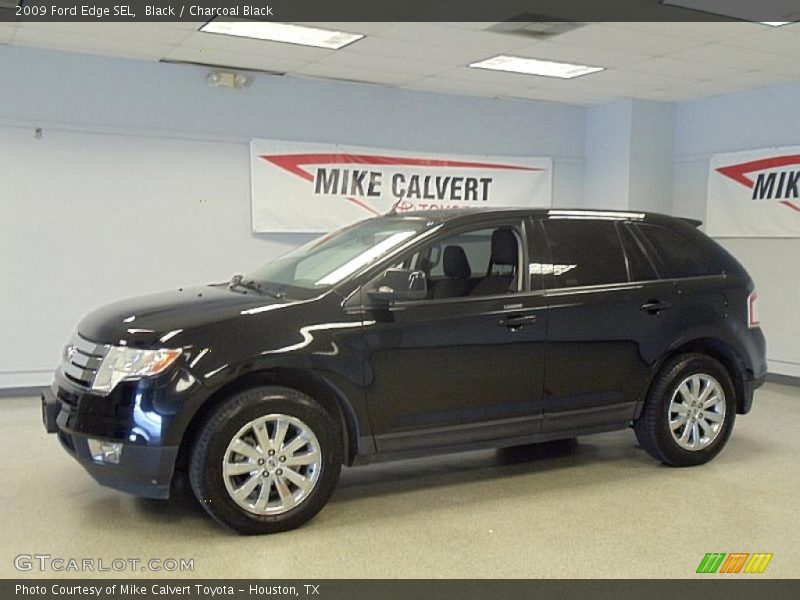 Black / Charcoal Black 2009 Ford Edge SEL