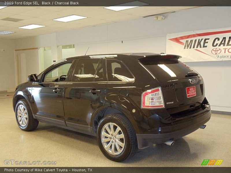 Black / Charcoal Black 2009 Ford Edge SEL