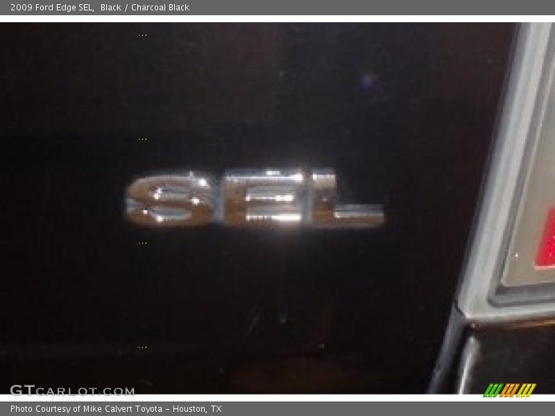 Black / Charcoal Black 2009 Ford Edge SEL