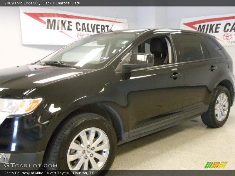 Black / Charcoal Black 2009 Ford Edge SEL