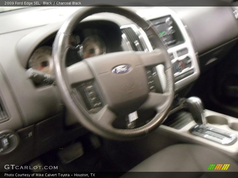 Black / Charcoal Black 2009 Ford Edge SEL