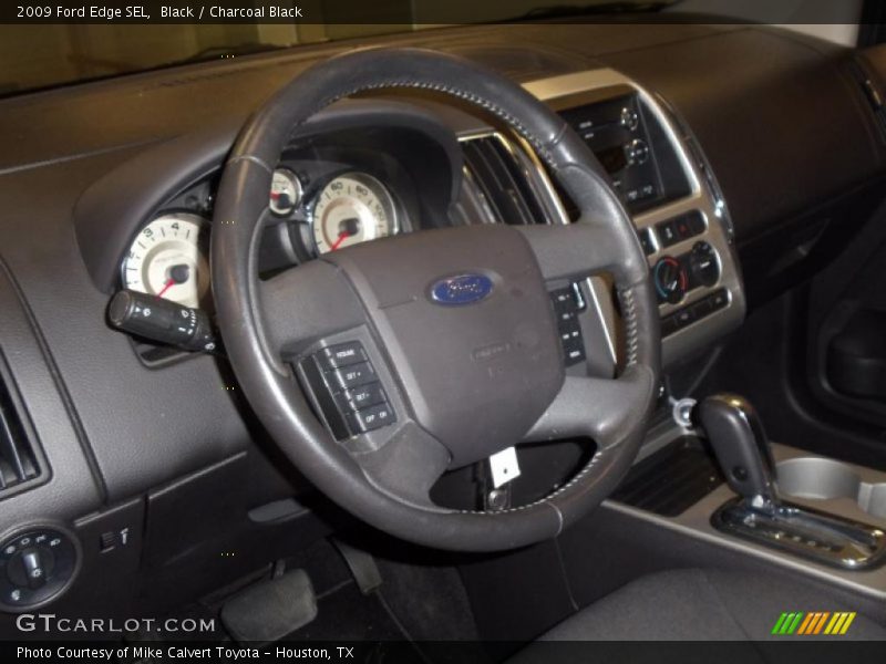 Black / Charcoal Black 2009 Ford Edge SEL