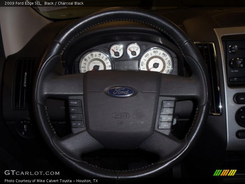 Black / Charcoal Black 2009 Ford Edge SEL