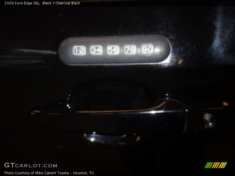 Black / Charcoal Black 2009 Ford Edge SEL
