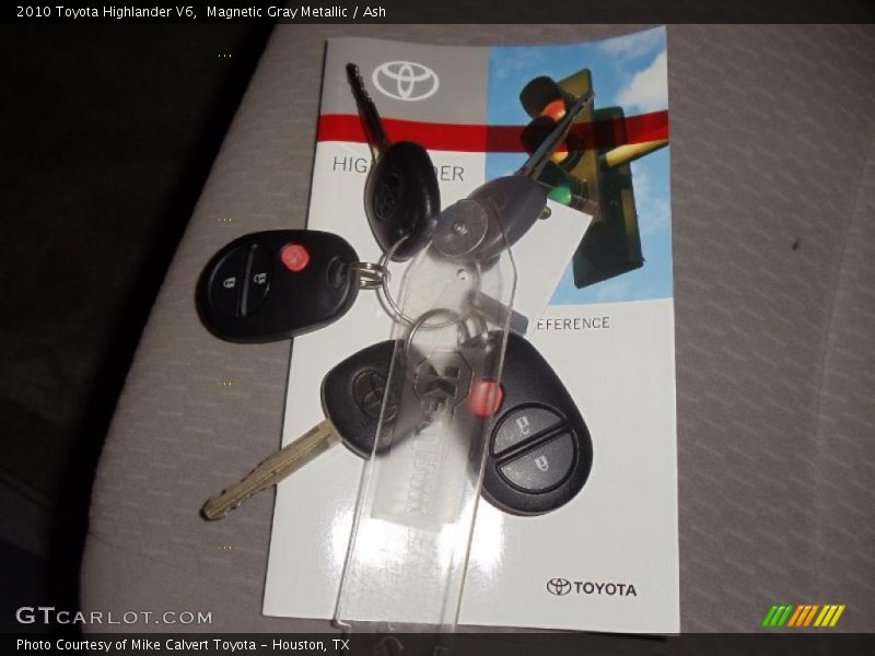 Magnetic Gray Metallic / Ash 2010 Toyota Highlander V6
