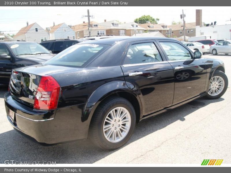 Brilliant Black Crystal Pearl / Dark Slate Gray 2010 Chrysler 300 Touring