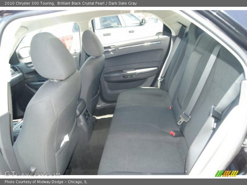 Brilliant Black Crystal Pearl / Dark Slate Gray 2010 Chrysler 300 Touring