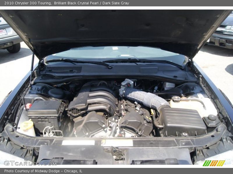 Brilliant Black Crystal Pearl / Dark Slate Gray 2010 Chrysler 300 Touring