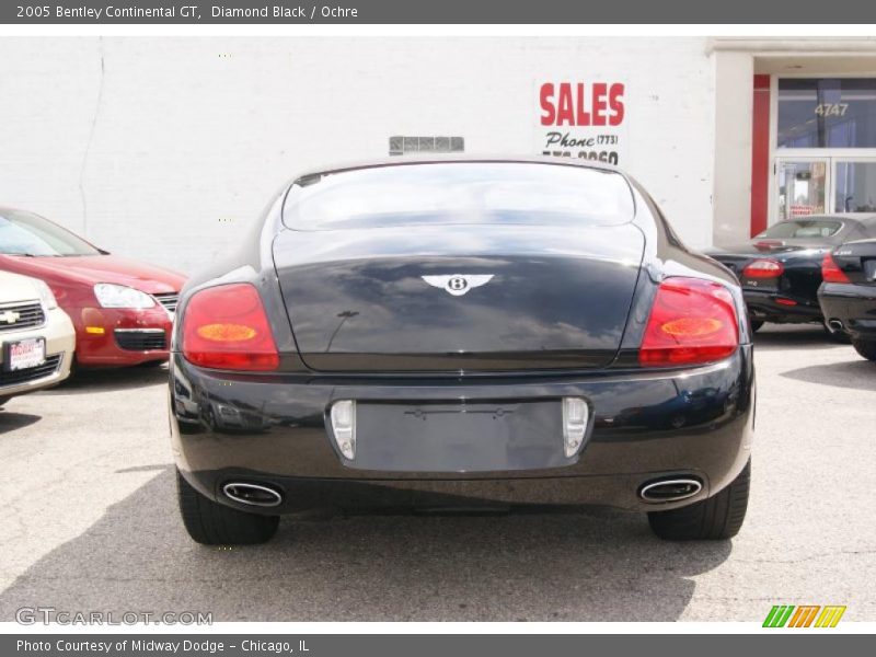 Diamond Black / Ochre 2005 Bentley Continental GT