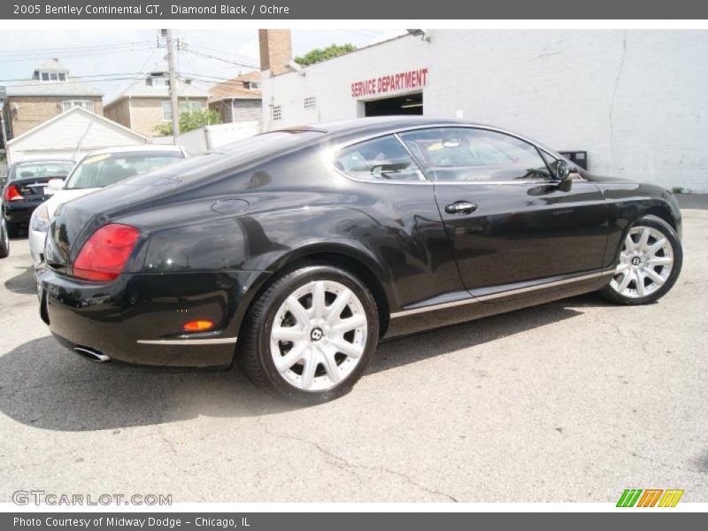 Diamond Black / Ochre 2005 Bentley Continental GT