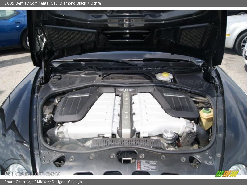 Diamond Black / Ochre 2005 Bentley Continental GT