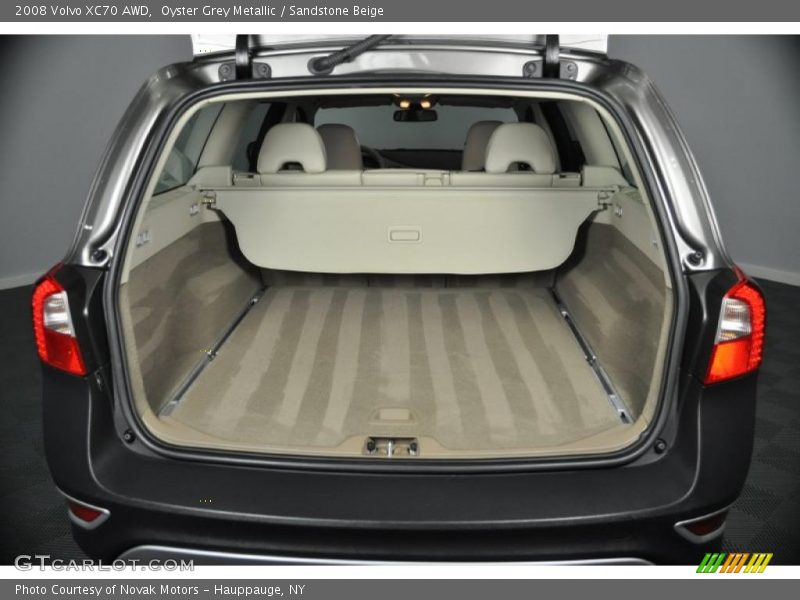 Oyster Grey Metallic / Sandstone Beige 2008 Volvo XC70 AWD