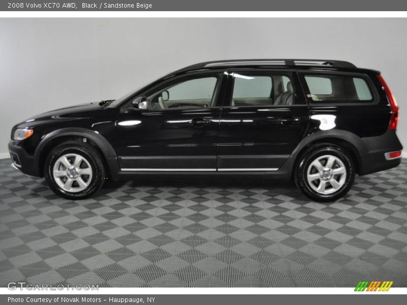 Black / Sandstone Beige 2008 Volvo XC70 AWD