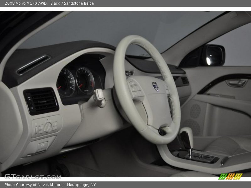 Black / Sandstone Beige 2008 Volvo XC70 AWD