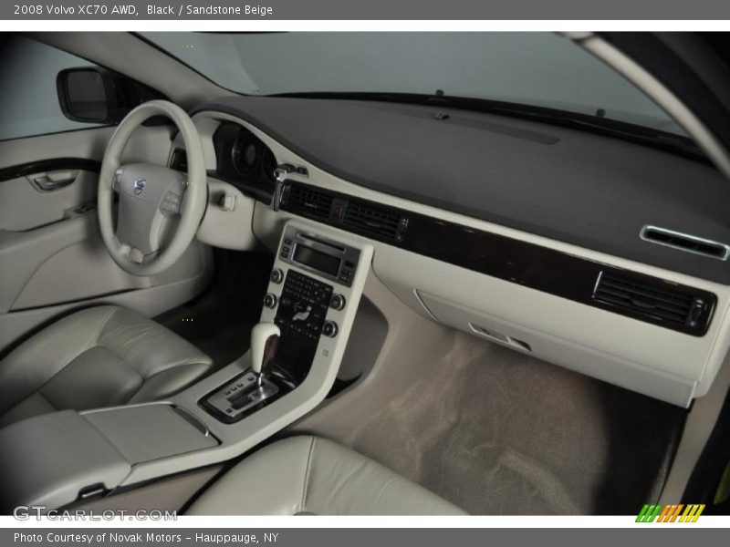 Black / Sandstone Beige 2008 Volvo XC70 AWD