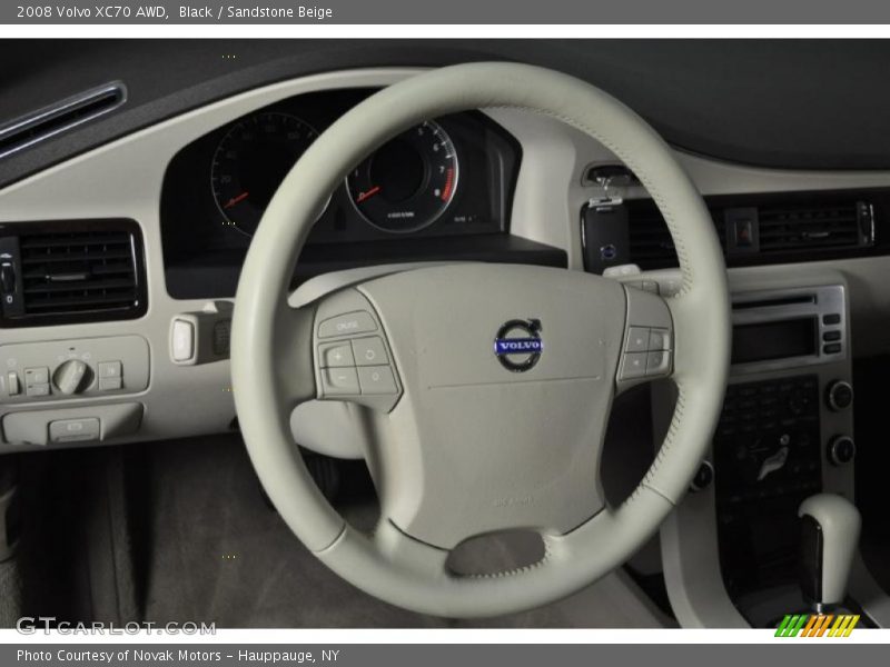 Black / Sandstone Beige 2008 Volvo XC70 AWD