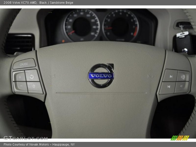 Black / Sandstone Beige 2008 Volvo XC70 AWD