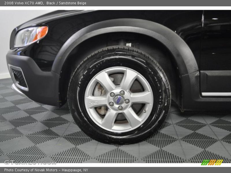 Black / Sandstone Beige 2008 Volvo XC70 AWD