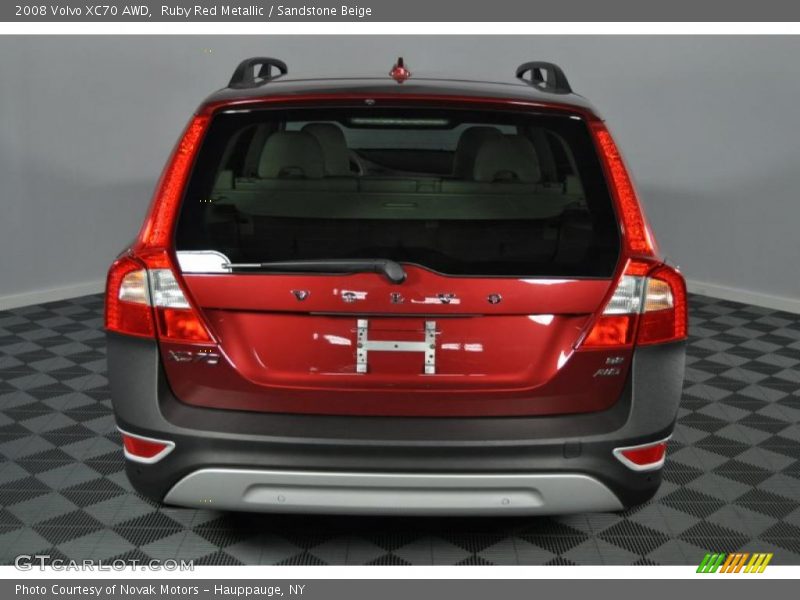 Ruby Red Metallic / Sandstone Beige 2008 Volvo XC70 AWD