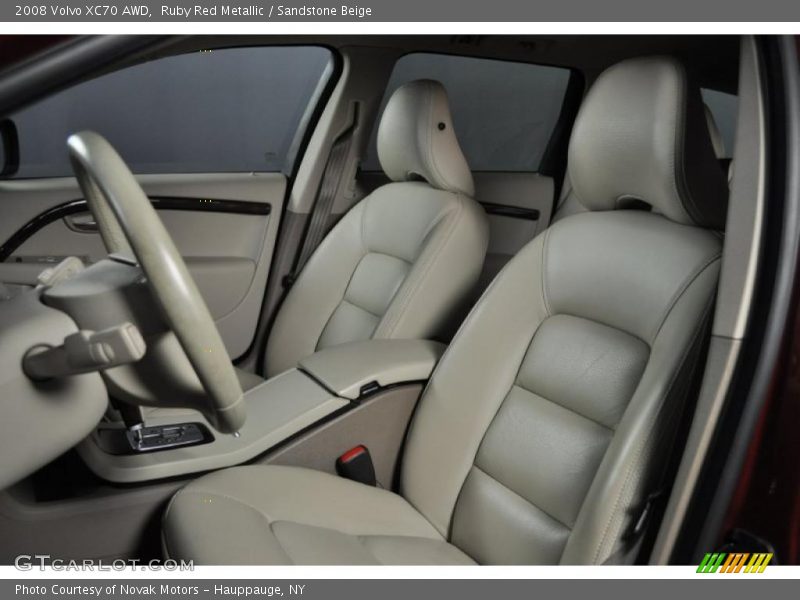 Ruby Red Metallic / Sandstone Beige 2008 Volvo XC70 AWD