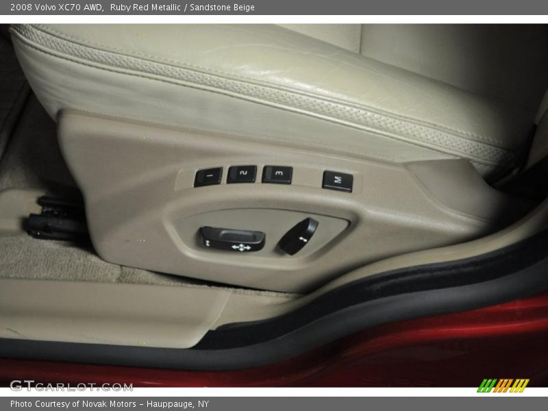 Ruby Red Metallic / Sandstone Beige 2008 Volvo XC70 AWD