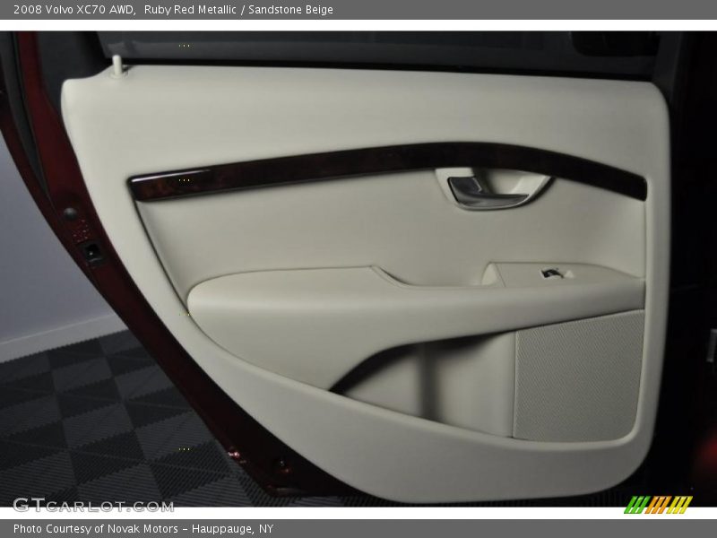 Ruby Red Metallic / Sandstone Beige 2008 Volvo XC70 AWD
