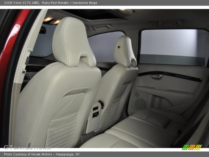 Ruby Red Metallic / Sandstone Beige 2008 Volvo XC70 AWD
