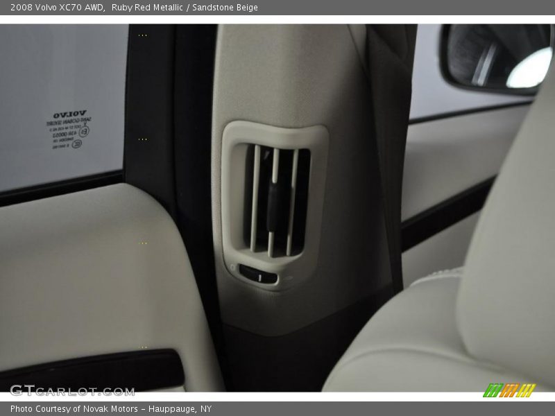 Ruby Red Metallic / Sandstone Beige 2008 Volvo XC70 AWD