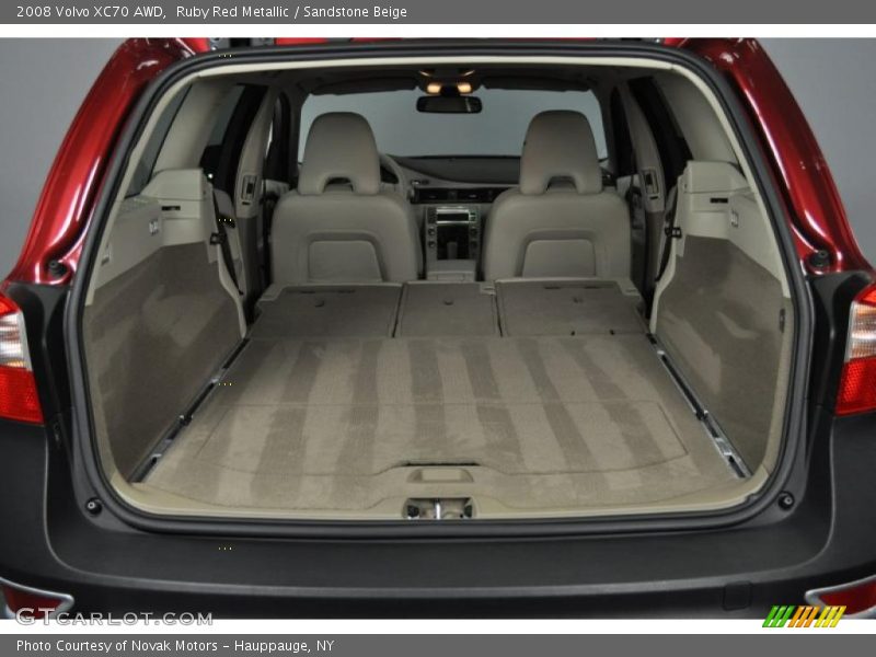 Ruby Red Metallic / Sandstone Beige 2008 Volvo XC70 AWD