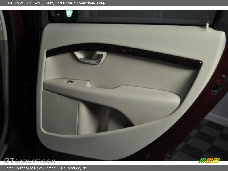 Ruby Red Metallic / Sandstone Beige 2008 Volvo XC70 AWD