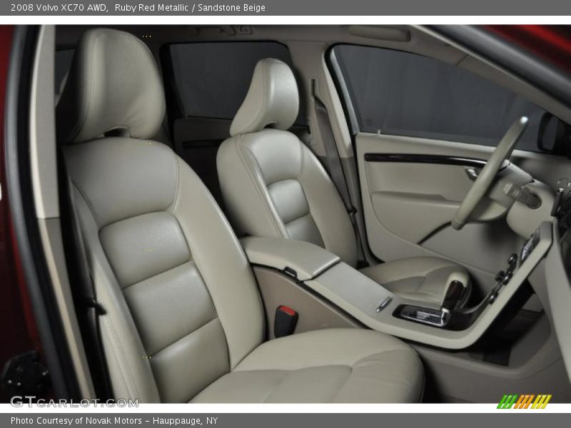 Ruby Red Metallic / Sandstone Beige 2008 Volvo XC70 AWD
