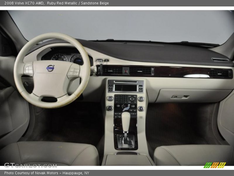 Ruby Red Metallic / Sandstone Beige 2008 Volvo XC70 AWD