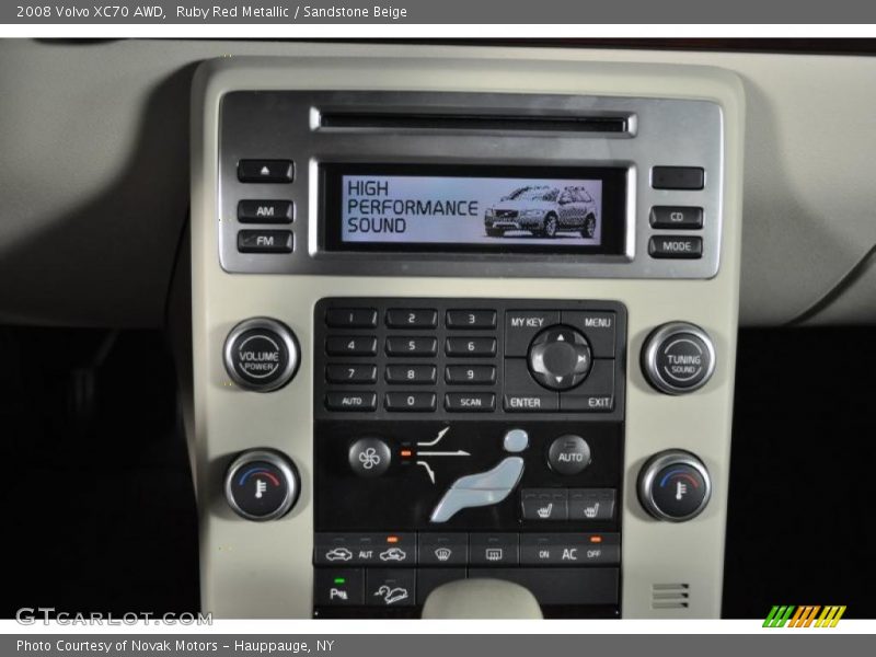 Ruby Red Metallic / Sandstone Beige 2008 Volvo XC70 AWD
