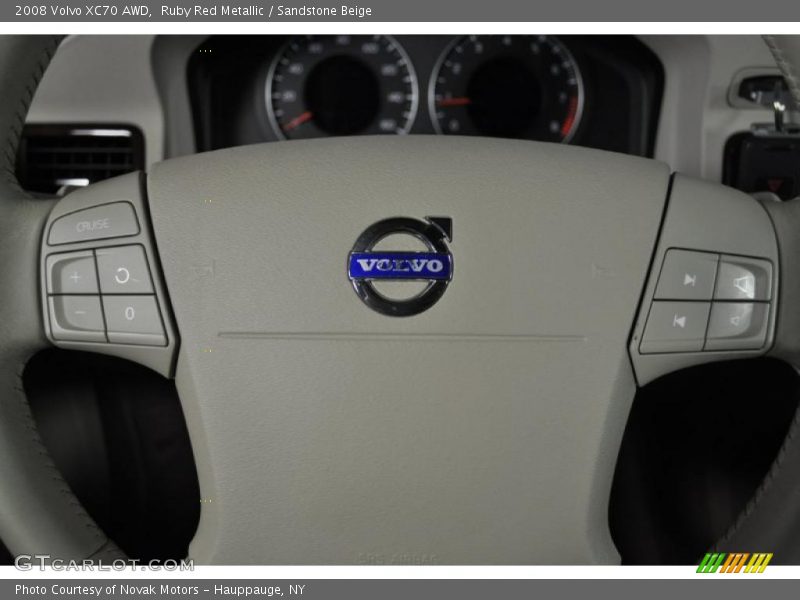 Ruby Red Metallic / Sandstone Beige 2008 Volvo XC70 AWD