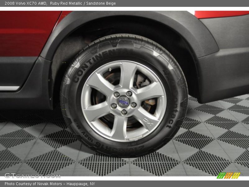 Ruby Red Metallic / Sandstone Beige 2008 Volvo XC70 AWD