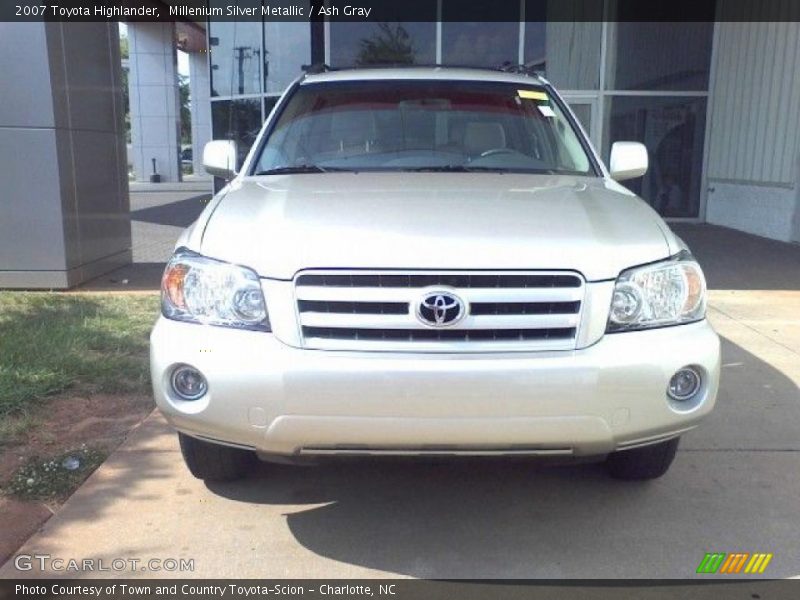 Millenium Silver Metallic / Ash Gray 2007 Toyota Highlander
