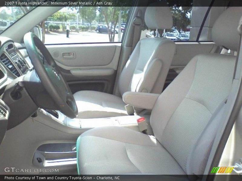 Millenium Silver Metallic / Ash Gray 2007 Toyota Highlander
