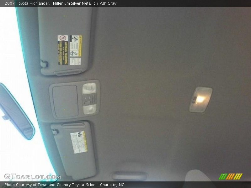 Millenium Silver Metallic / Ash Gray 2007 Toyota Highlander