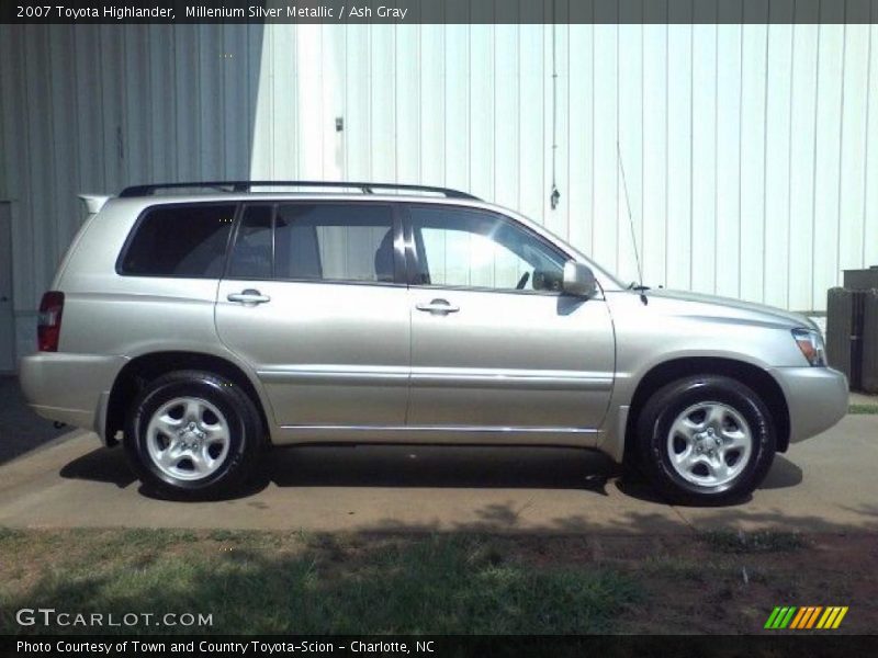 Millenium Silver Metallic / Ash Gray 2007 Toyota Highlander