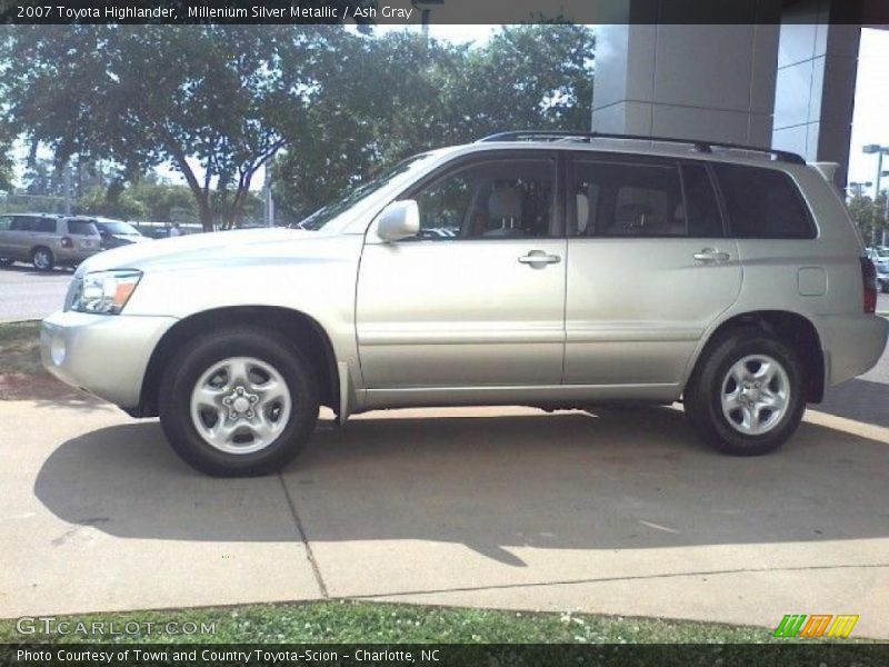 Millenium Silver Metallic / Ash Gray 2007 Toyota Highlander