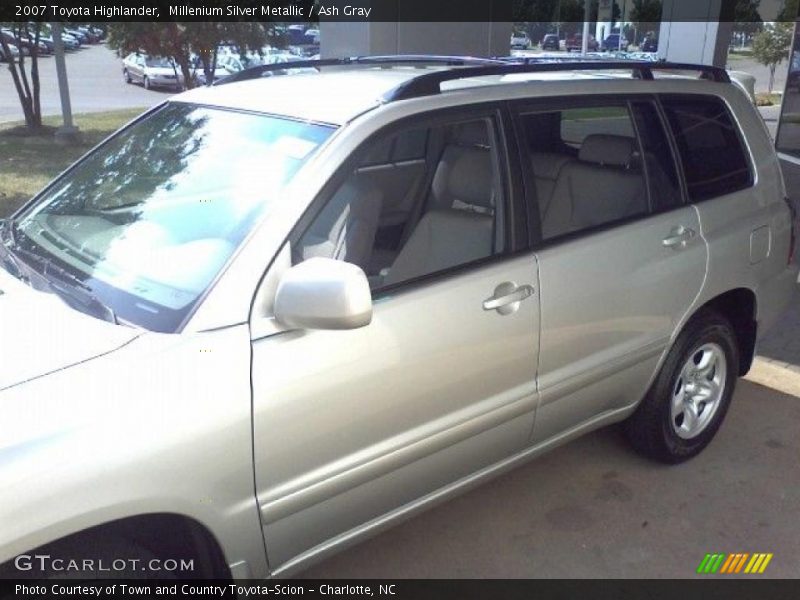 Millenium Silver Metallic / Ash Gray 2007 Toyota Highlander