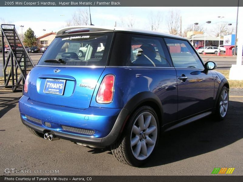 Hyper Blue Metallic / Panther Black 2005 Mini Cooper S Hardtop