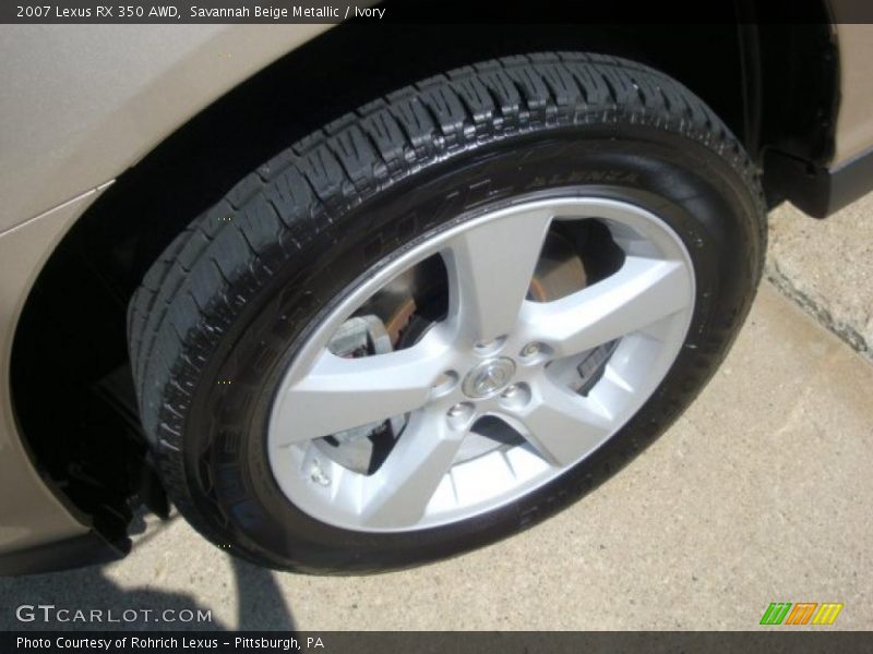 Savannah Beige Metallic / Ivory 2007 Lexus RX 350 AWD