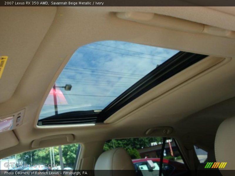 Savannah Beige Metallic / Ivory 2007 Lexus RX 350 AWD