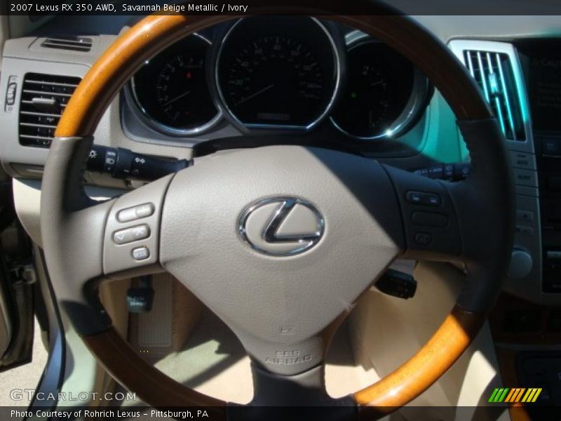 Savannah Beige Metallic / Ivory 2007 Lexus RX 350 AWD