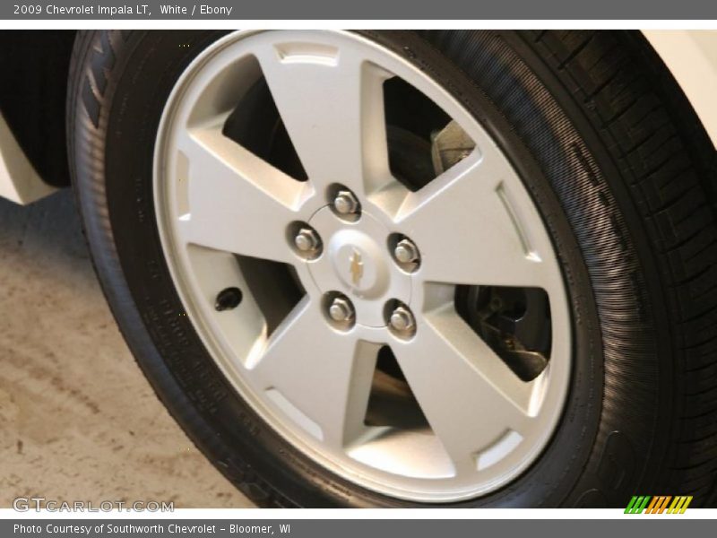 White / Ebony 2009 Chevrolet Impala LT