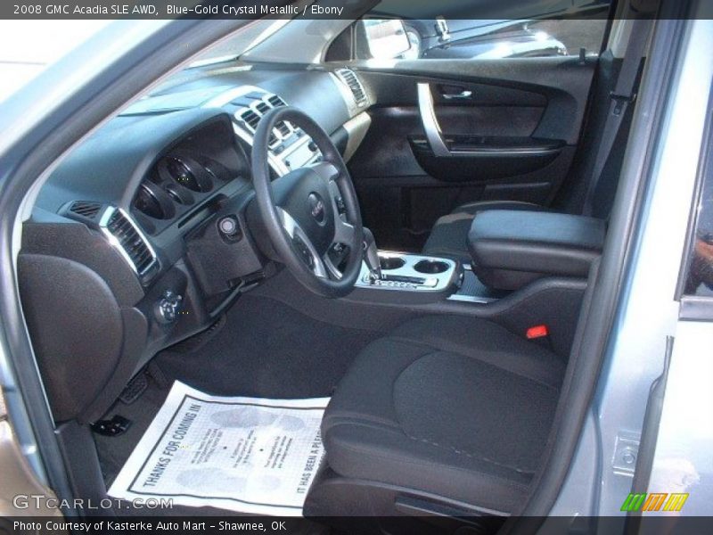 Blue-Gold Crystal Metallic / Ebony 2008 GMC Acadia SLE AWD