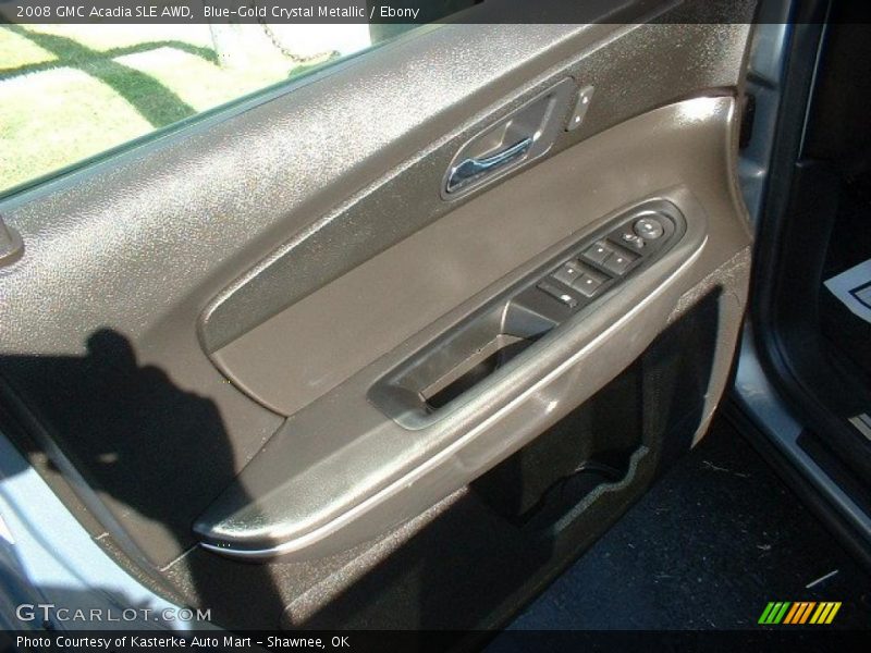 Blue-Gold Crystal Metallic / Ebony 2008 GMC Acadia SLE AWD
