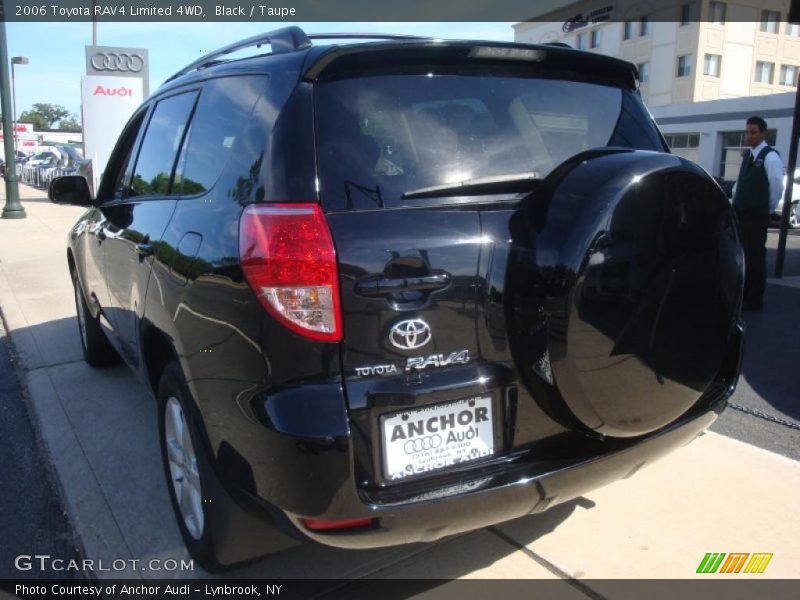 Black / Taupe 2006 Toyota RAV4 Limited 4WD