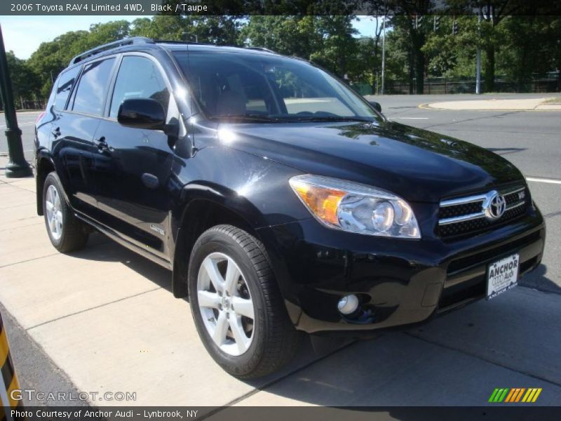 Black / Taupe 2006 Toyota RAV4 Limited 4WD